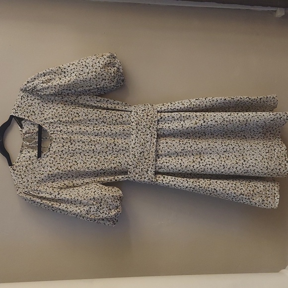 BANANA REPUBLIC FACTORY Floral Open Back A-Line Dress - Picture 2 of 12